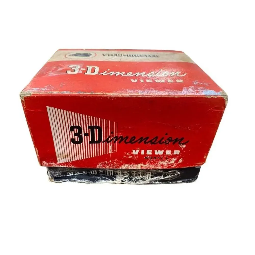 Sawyer's Vintage Model E ViewMaster With Box Six Reels Circus Tarzan